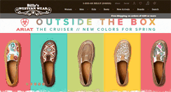 Desktop Screenshot of billyswesternwear.com